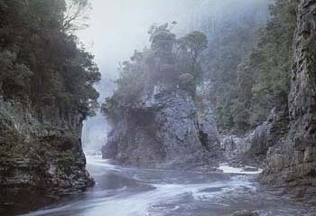 Rock Island Bend on the Franklin River, Tasmania